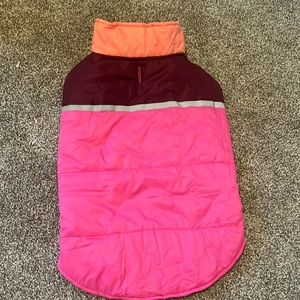 Pink dog jacket